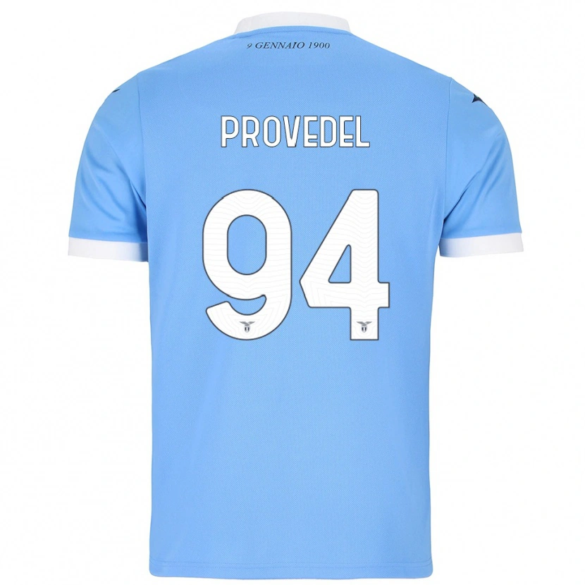 Danxen Herren Ivan Provedel #94 Himmelblau Weiß Heimtrikot Trikot 2025/26 T-Shirt Schweiz