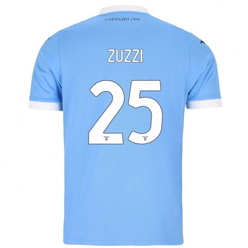 Danxen Herren Giorgia Zuzzi #25 Himmelblau Weiß Heimtrikot Trikot 2025/26 T-Shirt Schweiz