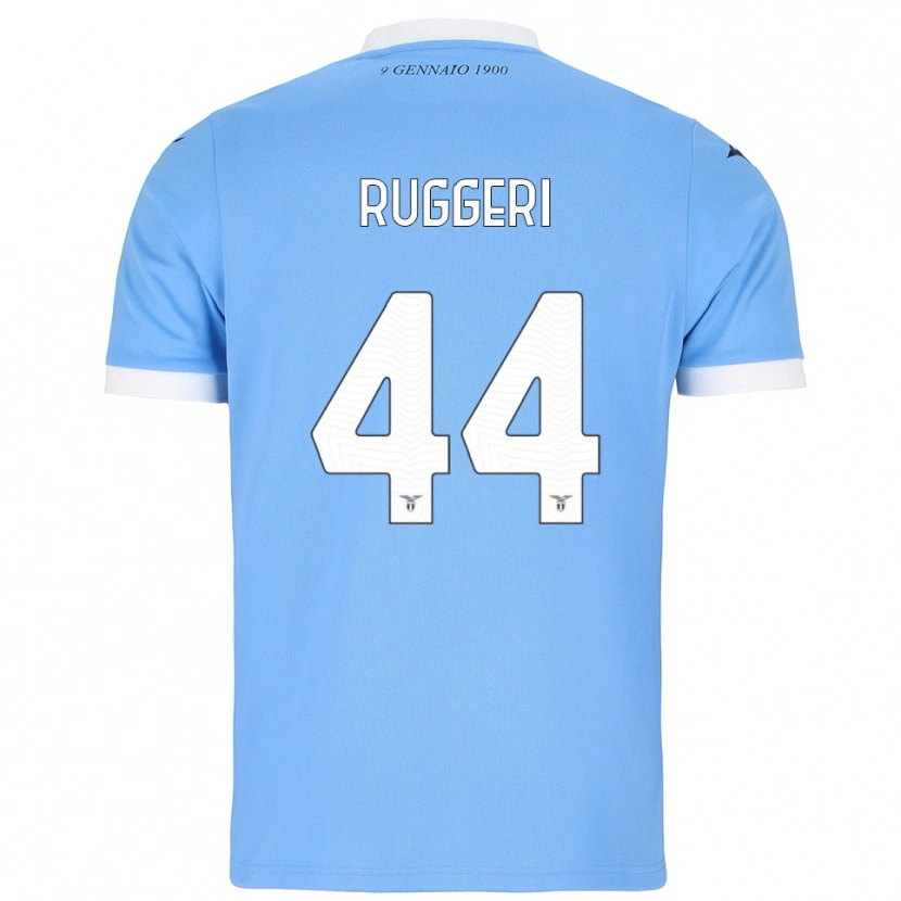 Danxen Herren Fabio Andrea Ruggeri #44 Himmelblau Weiß Heimtrikot Trikot 2025/26 T-Shirt Schweiz