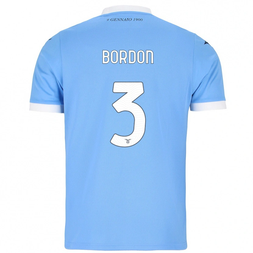 Danxen Herren Ricardo Bordon #3 Himmelblau Weiß Heimtrikot Trikot 2025/26 T-Shirt Schweiz