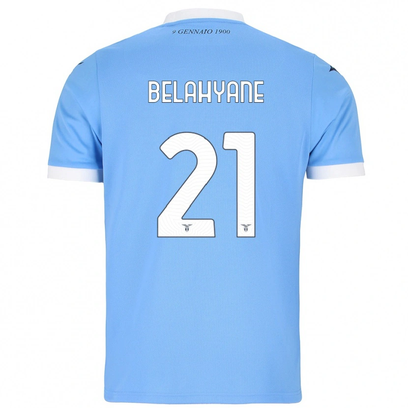 Danxen Herren Reda Belahyane #21 Himmelblau Weiß Heimtrikot Trikot 2025/26 T-Shirt Schweiz