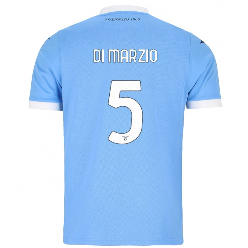 Danxen Herren Flavio Di Marzio #5 Himmelblau Weiß Heimtrikot Trikot 2025/26 T-Shirt Schweiz