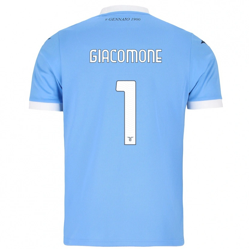 Danxen Herren Giacomo Giacomone #1 Himmelblau Weiß Heimtrikot Trikot 2025/26 T-Shirt Schweiz