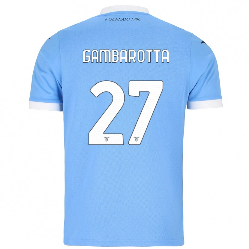 Danxen Herren Margot Gambarotta #27 Himmelblau Weiß Heimtrikot Trikot 2025/26 T-Shirt Schweiz