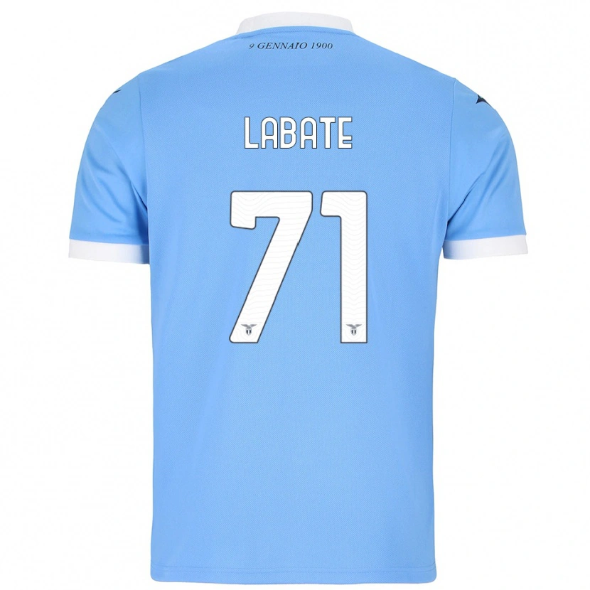 Danxen Herren Camilla Labate #71 Himmelblau Weiß Heimtrikot Trikot 2025/26 T-Shirt Schweiz