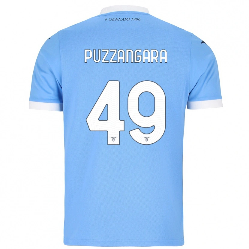 Danxen Herren Angelo Antonio Puzzangara #49 Himmelblau Weiß Heimtrikot Trikot 2025/26 T-Shirt Schweiz