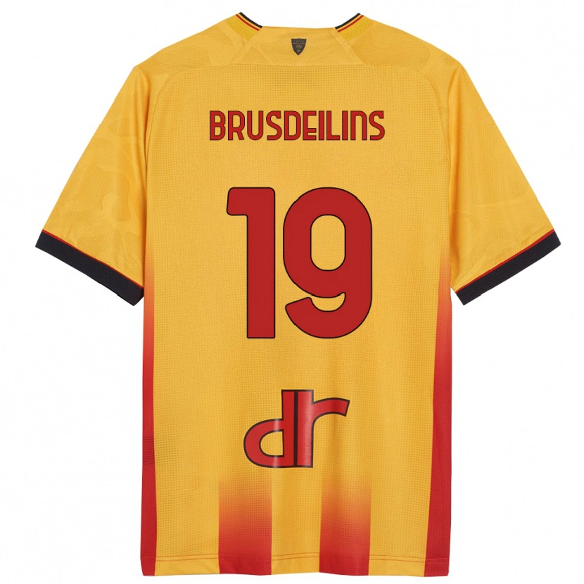 Danxen Herren Bilal Brusdeilins #19 Gelb Orange Heimtrikot Trikot 2025/26 T-Shirt Schweiz