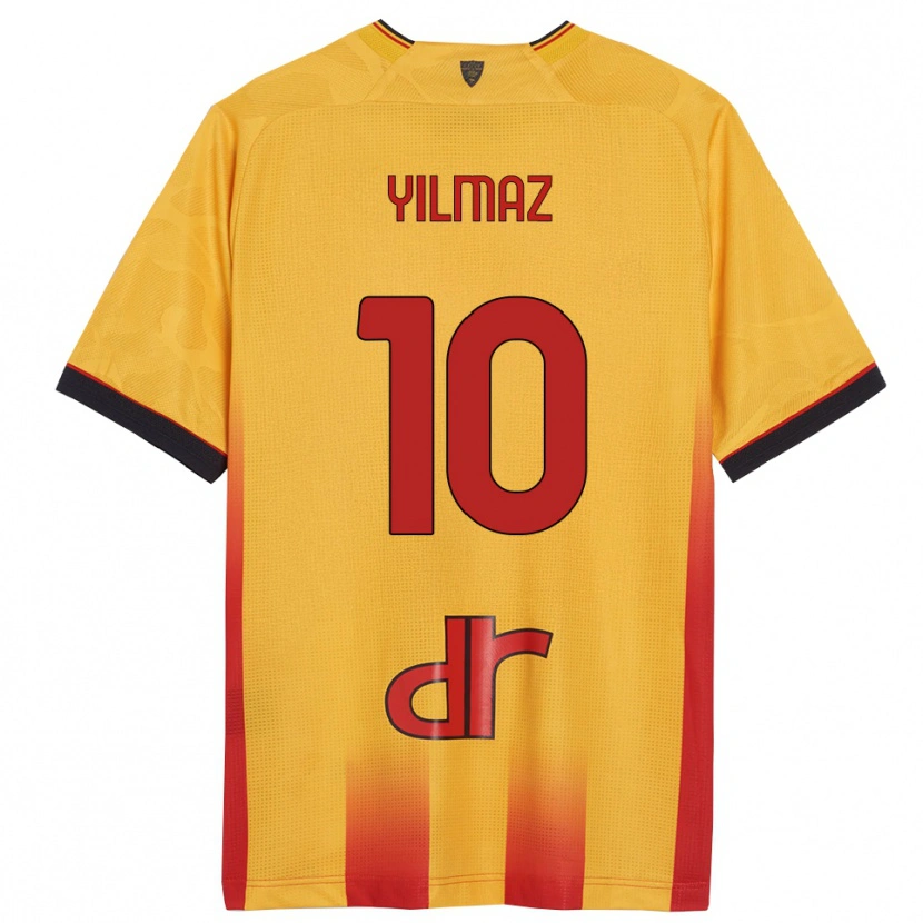 Danxen Herren Enes Yilmaz #10 Gelb Orange Heimtrikot Trikot 2025/26 T-Shirt Schweiz