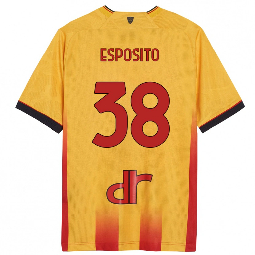 Danxen Herren Pasquale Esposito #38 Gelb Orange Heimtrikot Trikot 2025/26 T-Shirt Schweiz