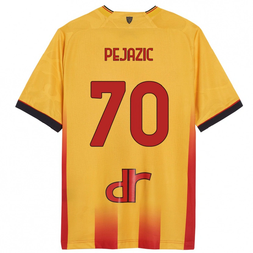 Danxen Herren Mario Pejazic #70 Gelb Orange Heimtrikot Trikot 2025/26 T-Shirt Schweiz