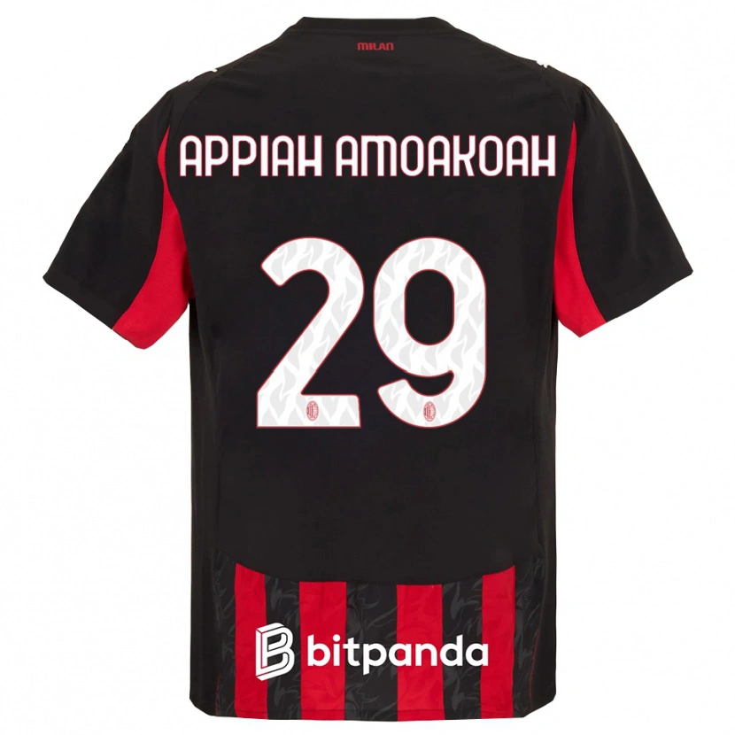 Danxen Herren Karen Appiah Amoakoah #29 Rot Schwarz Heimtrikot Trikot 2025/26 T-Shirt Schweiz