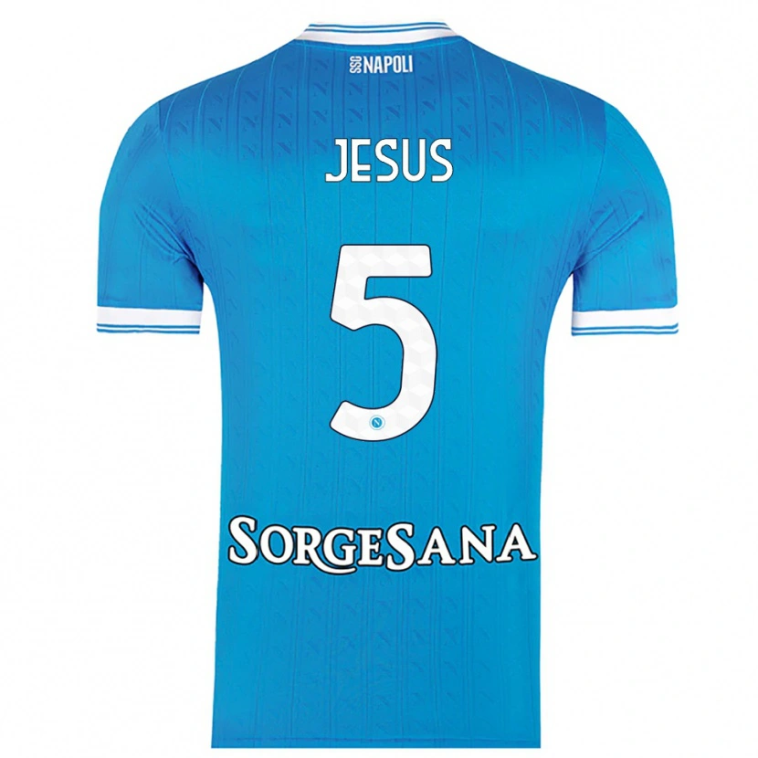 Danxen Herren Juan Jesus #5 Himmelblau Weiß Heimtrikot Trikot 2025/26 T-Shirt Schweiz