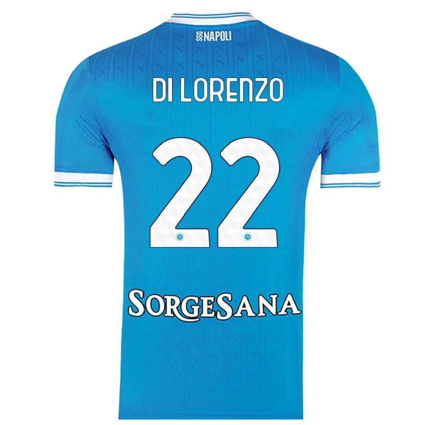 Danxen Herren Giovanni Di Lorenzo #22 Himmelblau Weiß Heimtrikot Trikot 2025/26 T-Shirt Schweiz