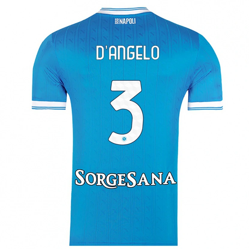 Danxen Herren Giuseppe D'angelo #3 Himmelblau Weiß Heimtrikot Trikot 2025/26 T-Shirt Schweiz