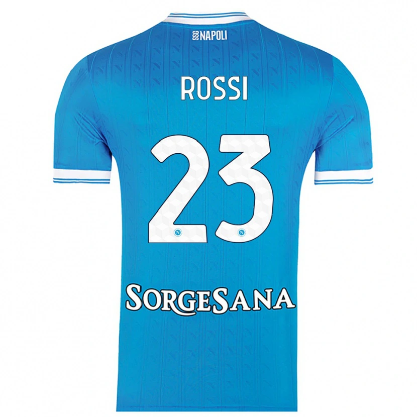 Danxen Herren Leonardo Rossi #23 Himmelblau Weiß Heimtrikot Trikot 2025/26 T-Shirt Schweiz