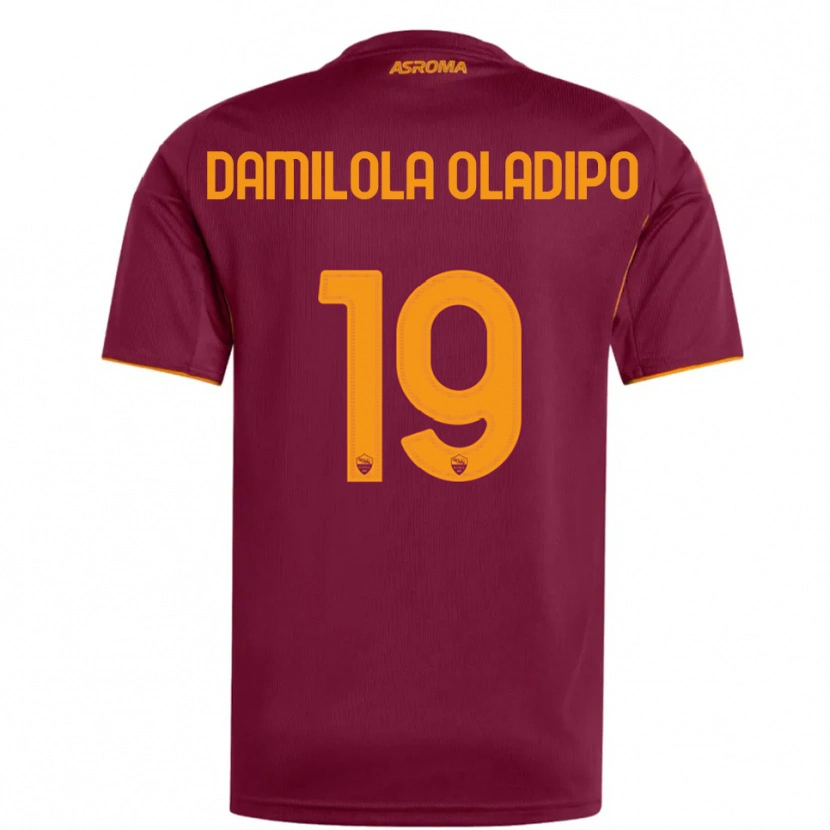 Danxen Herren Shukurat Damilola Oladipo #19 Burgunderrot Orange Heimtrikot Trikot 2025/26 T-Shirt Schweiz