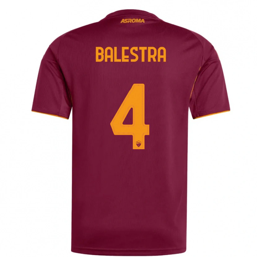 Danxen Herren Christian Balestra #4 Burgunderrot Orange Heimtrikot Trikot 2025/26 T-Shirt Schweiz