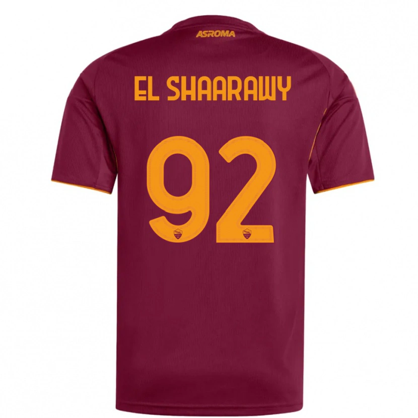 Danxen Herren Stephan El Shaarawy #92 Burgunderrot Orange Heimtrikot Trikot 2025/26 T-Shirt Schweiz