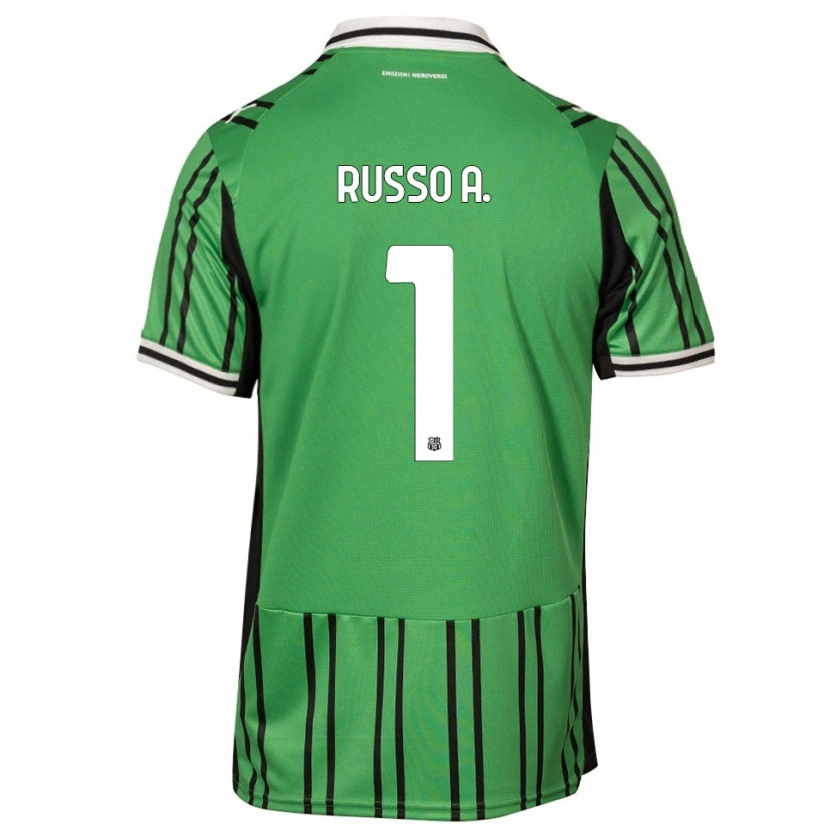 Danxen Herren Alessandro Russo #1 Grün Schwarz Heimtrikot Trikot 2025/26 T-Shirt Schweiz