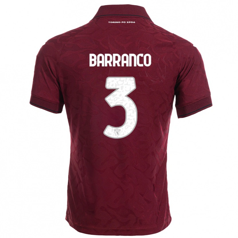 Danxen Herren Gioacchino Barranco #3 Burgunderrot Weiß Heimtrikot Trikot 2025/26 T-Shirt Schweiz