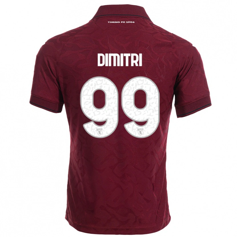 Danxen Herren Matteo Dimitri #99 Burgunderrot Weiß Heimtrikot Trikot 2025/26 T-Shirt Schweiz