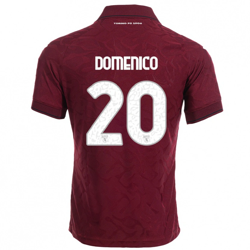 Danxen Herren Domenico Gai #20 Burgunderrot Weiß Heimtrikot Trikot 2025/26 T-Shirt Schweiz