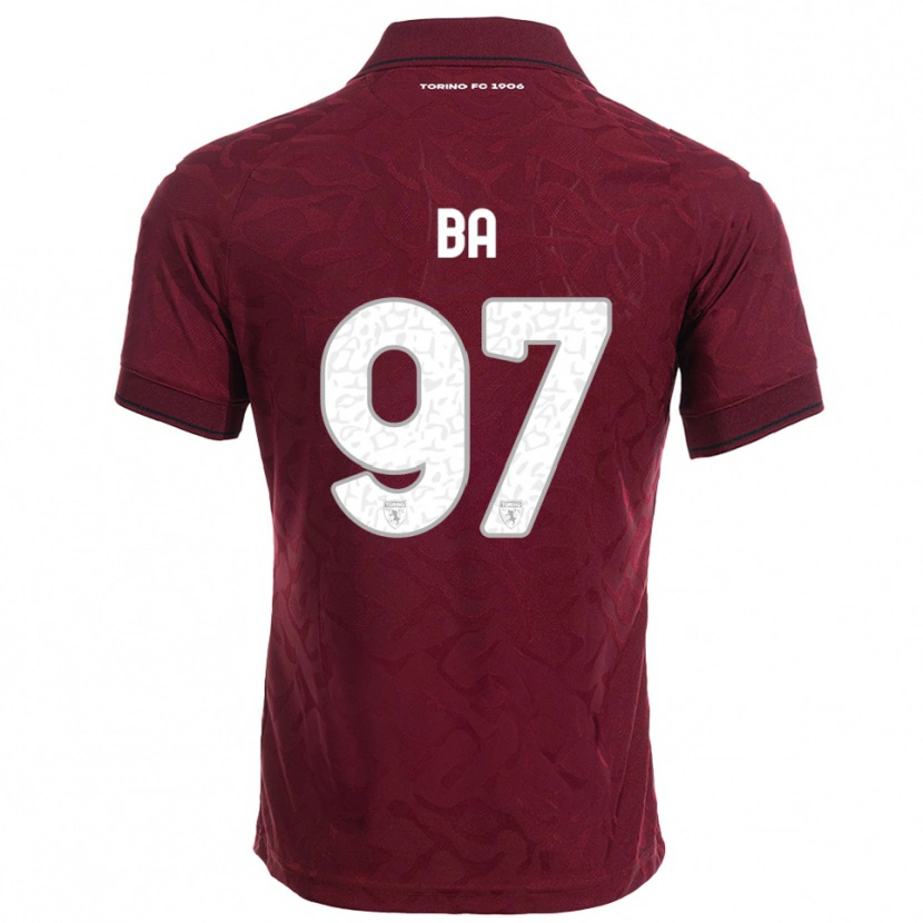 Danxen Herren El-Hadji Ba #97 Burgunderrot Weiß Heimtrikot Trikot 2025/26 T-Shirt Schweiz