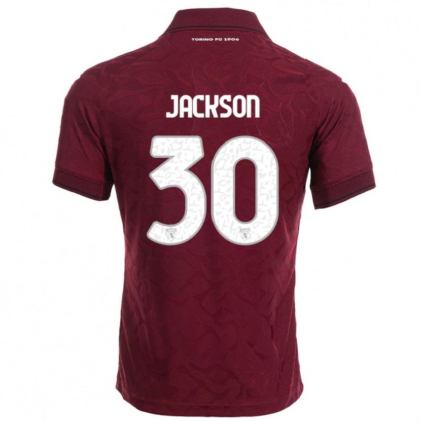 Danxen Herren Michael Jackson #30 Burgunderrot Weiß Heimtrikot Trikot 2025/26 T-Shirt Schweiz