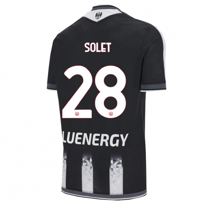 Danxen Herren Oumar Solet #28 Schwarz Weiß Heimtrikot Trikot 2025/26 T-Shirt Schweiz