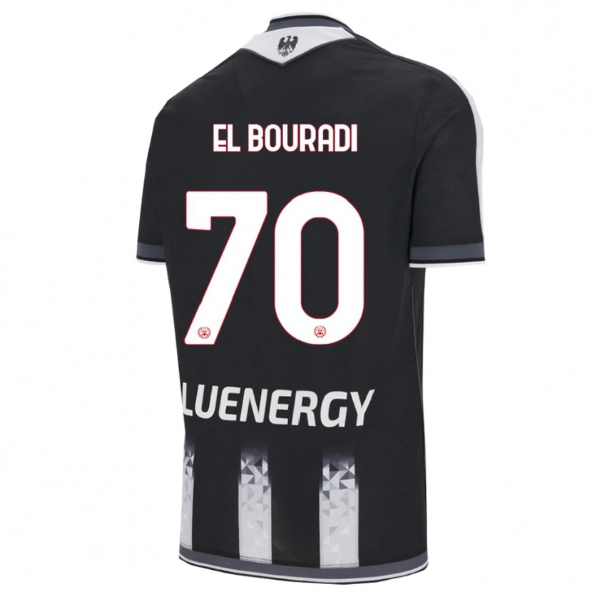Danxen Herren Walid El Bouradi #70 Schwarz Weiß Heimtrikot Trikot 2025/26 T-Shirt Schweiz