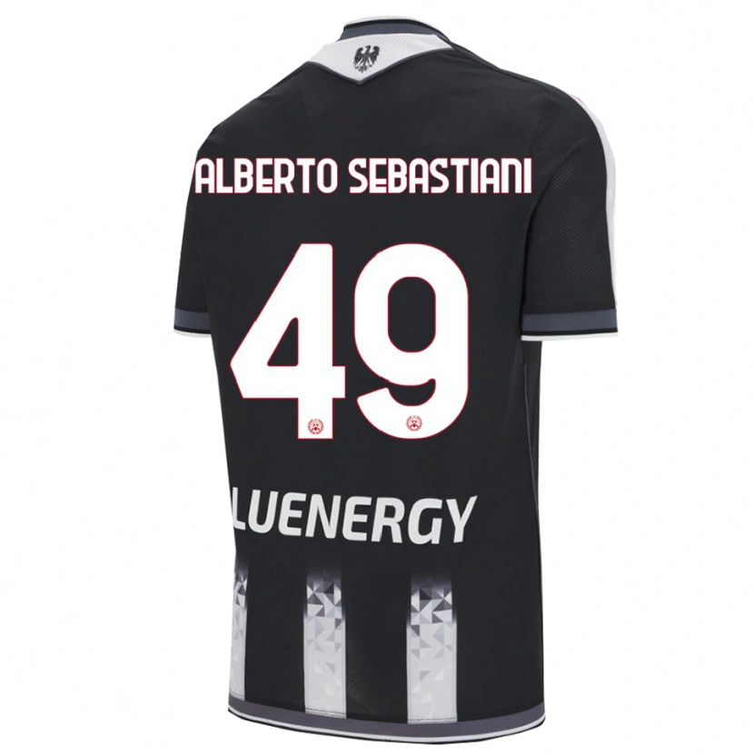Danxen Herren José Alberto Sebastiani #49 Schwarz Weiß Heimtrikot Trikot 2025/26 T-Shirt Schweiz