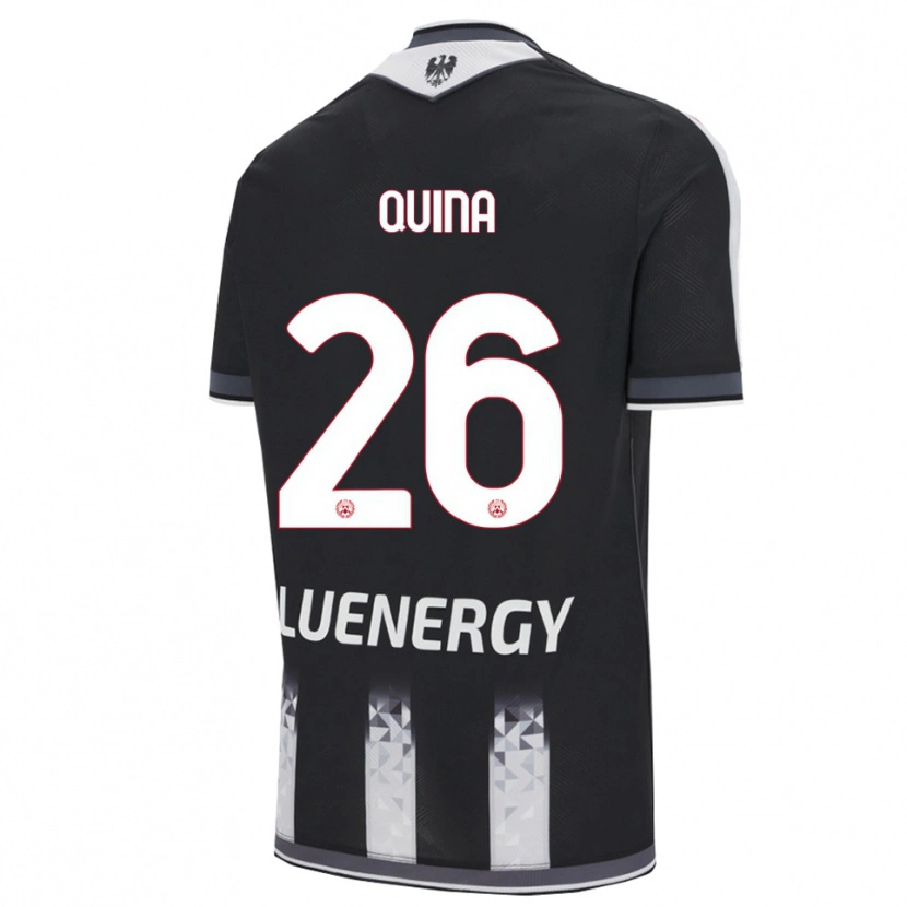 Danxen Herren Domingos Quina #26 Schwarz Weiß Heimtrikot Trikot 2025/26 T-Shirt Schweiz