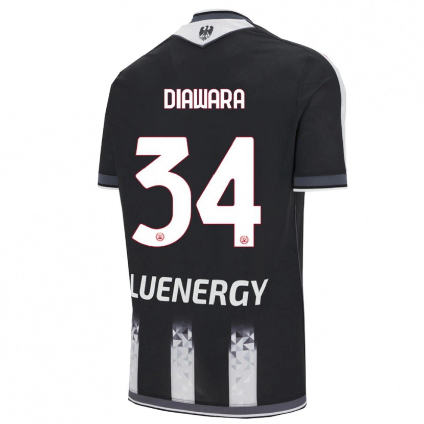 Danxen Herren Sekou Diawara #34 Schwarz Weiß Heimtrikot Trikot 2025/26 T-Shirt Schweiz