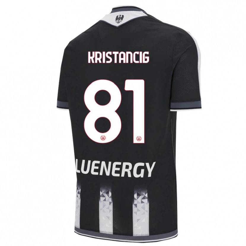 Danxen Herren Luca Kristancig #81 Schwarz Weiß Heimtrikot Trikot 2025/26 T-Shirt Schweiz