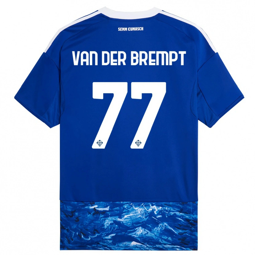 Danxen Herren Ignace Van Der Brempt #77 Blau Weiß Heimtrikot Trikot 2025/26 T-Shirt Schweiz