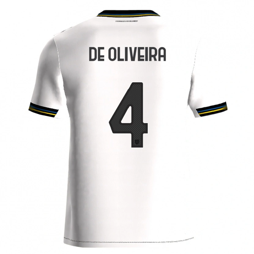 Danxen Herren Luca De Oliveira #4 Weiß Schwarz Heimtrikot Trikot 2025/26 T-Shirt Schweiz