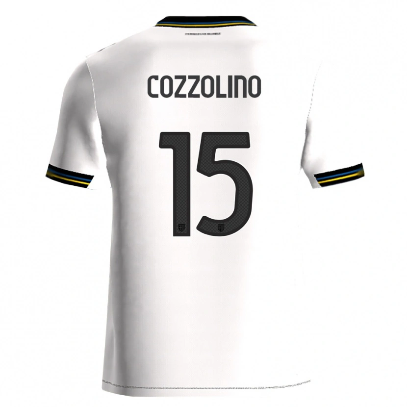 Danxen Herren Christian Cozzolino #15 Weiß Schwarz Heimtrikot Trikot 2025/26 T-Shirt Schweiz