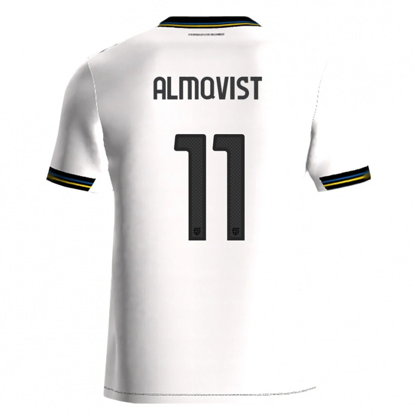 Danxen Herren Pontus Almqvist #11 Weiß Schwarz Heimtrikot Trikot 2025/26 T-Shirt Schweiz