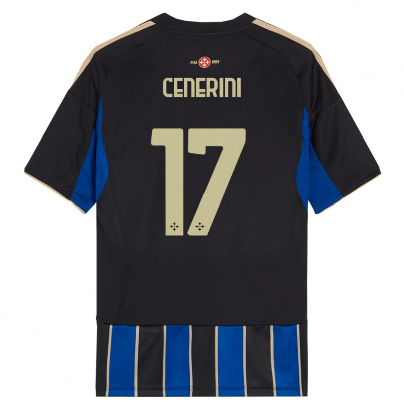 Danxen Herren Marco Cenerini #17 Schwarz Blau Heimtrikot Trikot 2025/26 T-Shirt Schweiz