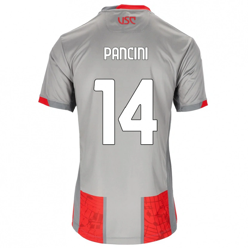 Danxen Herren Alex Pancini #14 Rot Grau Heimtrikot Trikot 2025/26 T-Shirt Schweiz