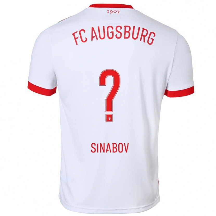 Danxen Herren Albert Sinabov #0 Weiß Rot Heimtrikot Trikot 2025/26 T-Shirt Schweiz