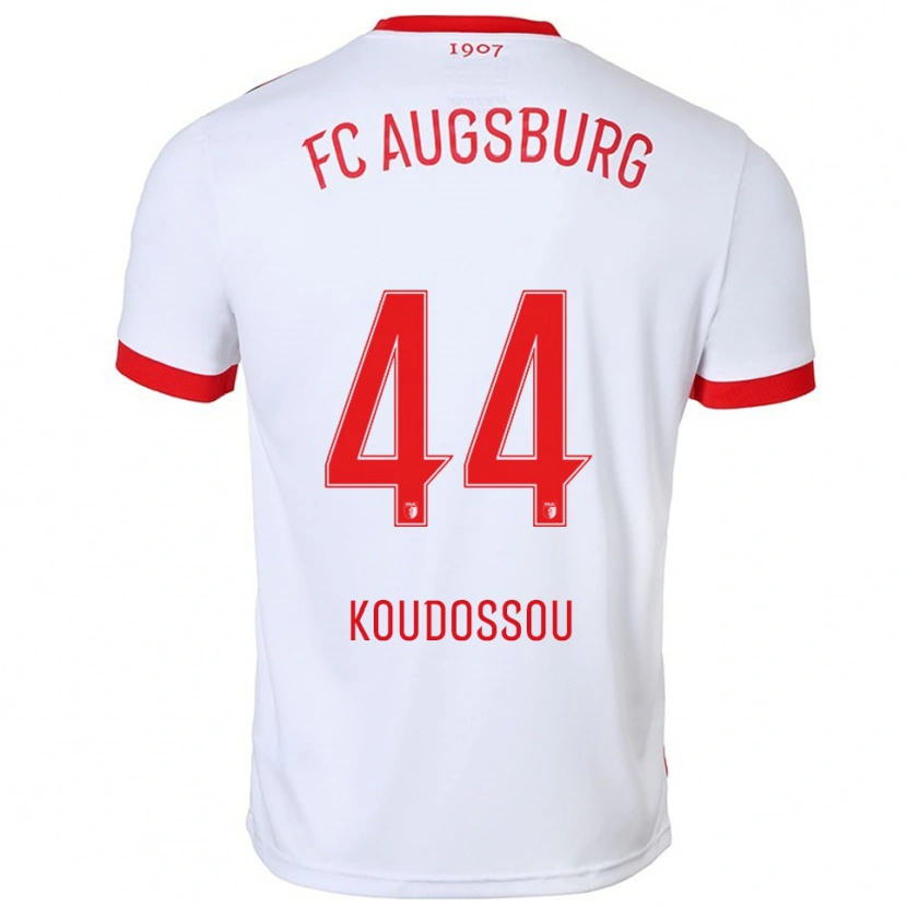 Danxen Herren Henri Koudossou #44 Weiß Rot Heimtrikot Trikot 2025/26 T-Shirt Schweiz