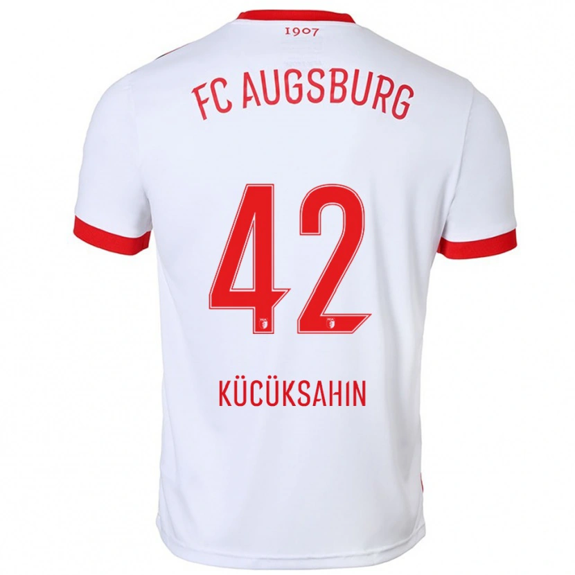 Danxen Herren Mahmut Kücüksahin #42 Weiß Rot Heimtrikot Trikot 2025/26 T-Shirt Schweiz