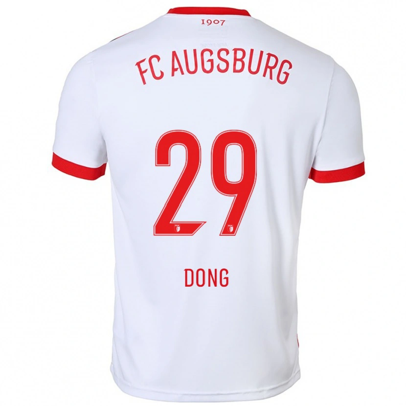 Danxen Herren Kyliane Dong #29 Weiß Rot Heimtrikot Trikot 2025/26 T-Shirt Schweiz