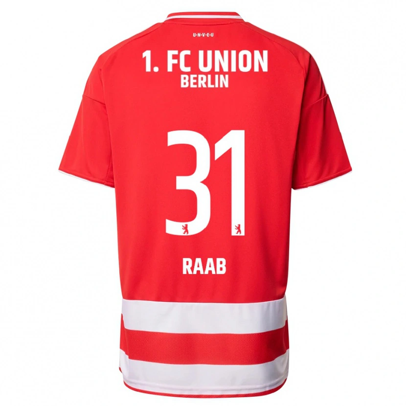 Danxen Herren Matheo Raab #31 Rot Weiß Heimtrikot Trikot 2025/26 T-Shirt Schweiz