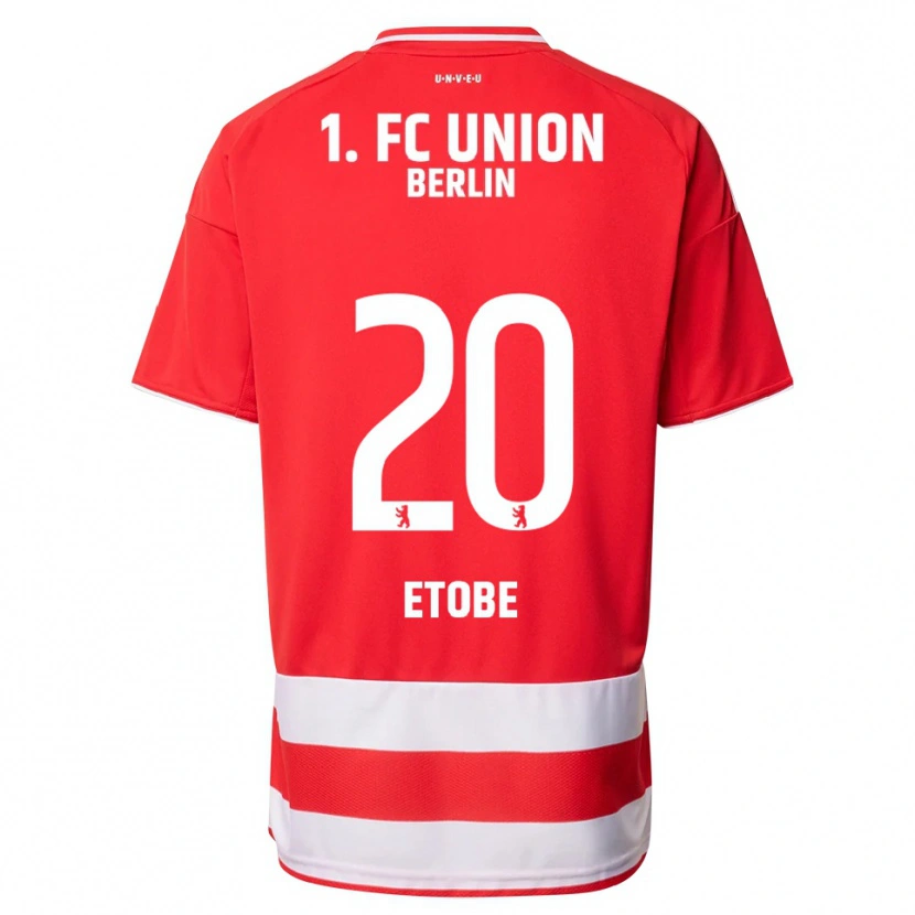 Danxen Herren Michael Etobe #20 Rot Weiß Heimtrikot Trikot 2025/26 T-Shirt Schweiz