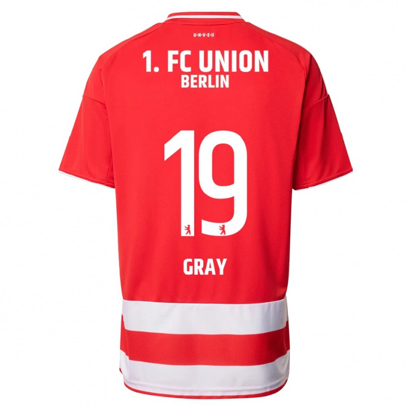Danxen Herren Mekhi Gray #19 Rot Weiß Heimtrikot Trikot 2025/26 T-Shirt Schweiz