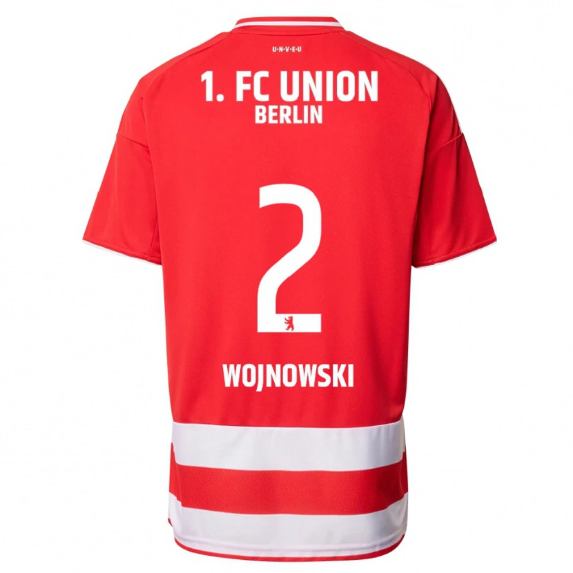 Danxen Herren Wiktorian Wojnowski #2 Rot Weiß Heimtrikot Trikot 2025/26 T-Shirt Schweiz