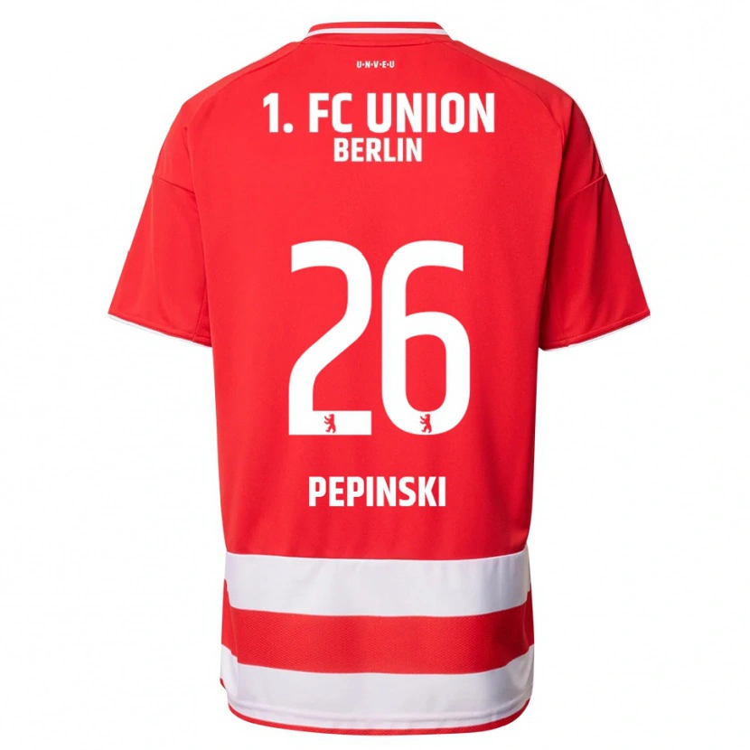 Danxen Herren Louis Pepinski #26 Rot Weiß Heimtrikot Trikot 2025/26 T-Shirt Schweiz