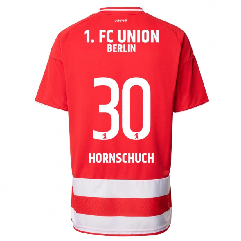 Danxen Herren Sarah Hornschuch #30 Rot Weiß Heimtrikot Trikot 2025/26 T-Shirt Schweiz